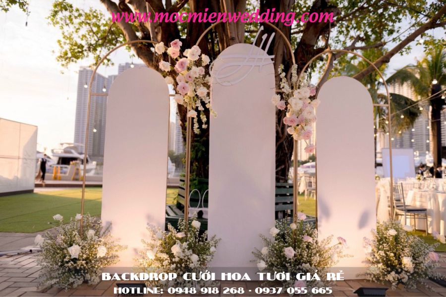 Địa chỉ cho thuê phông nền chụp hình đám cưới tại Gò Vấp