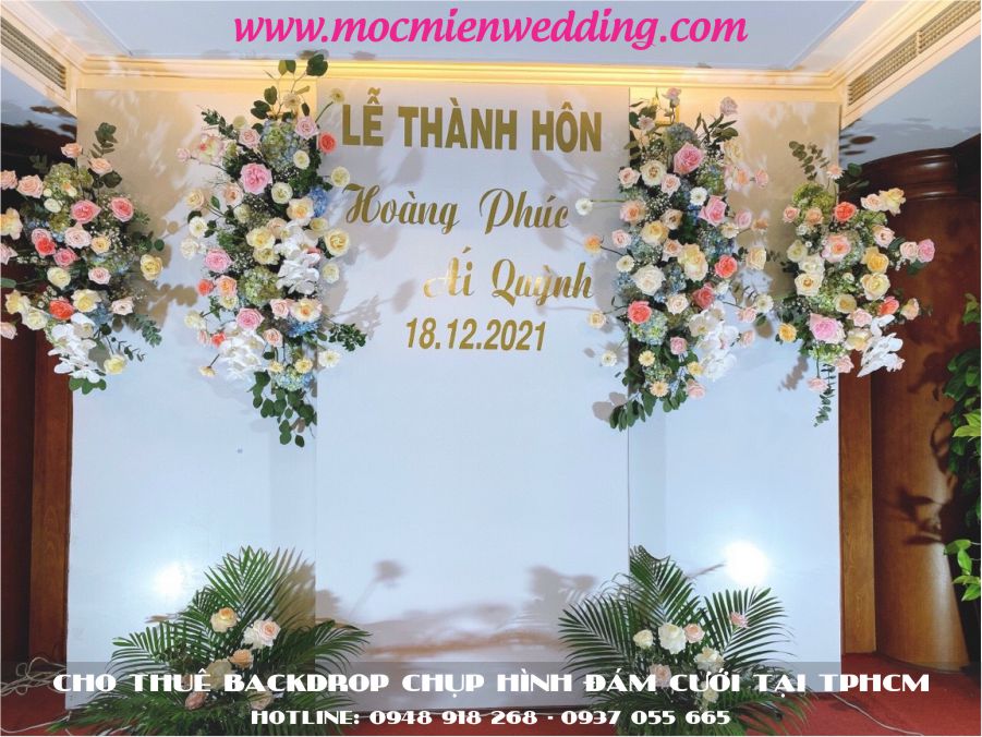 Cho thuê phông nền chụp ảnh cưới tại Gò Vấp