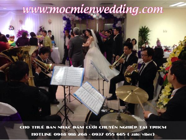 Cho thuê ban nhạc đám cưới giá rẻ tại tphcm