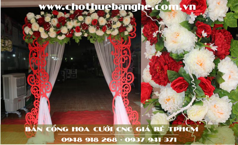 Bán cổng hoa cưới cắt CNC giá rẻ tại TPHCM