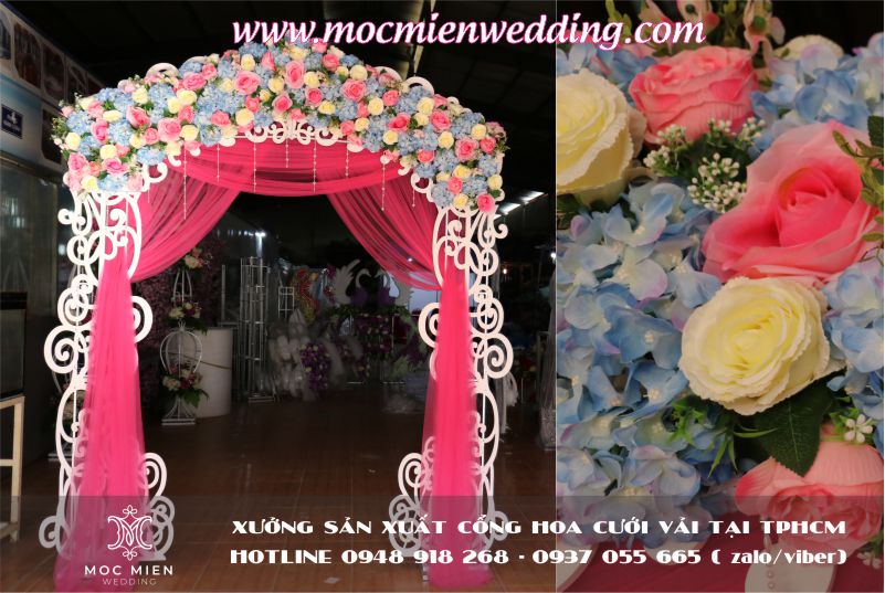 Giá mua cổng hoa cưới cắt CNC tại TPHCM