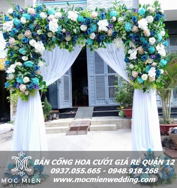 Bán cổng cưới hoa anh đào decor sảnh nhà hàng tiệc cưới tại TPHCM