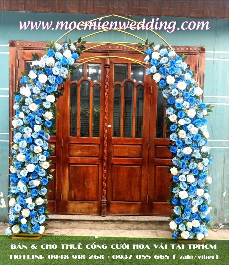 Bán và cho thuê cổng hoa cưới mới nhất năm 2021 tại TPHCM