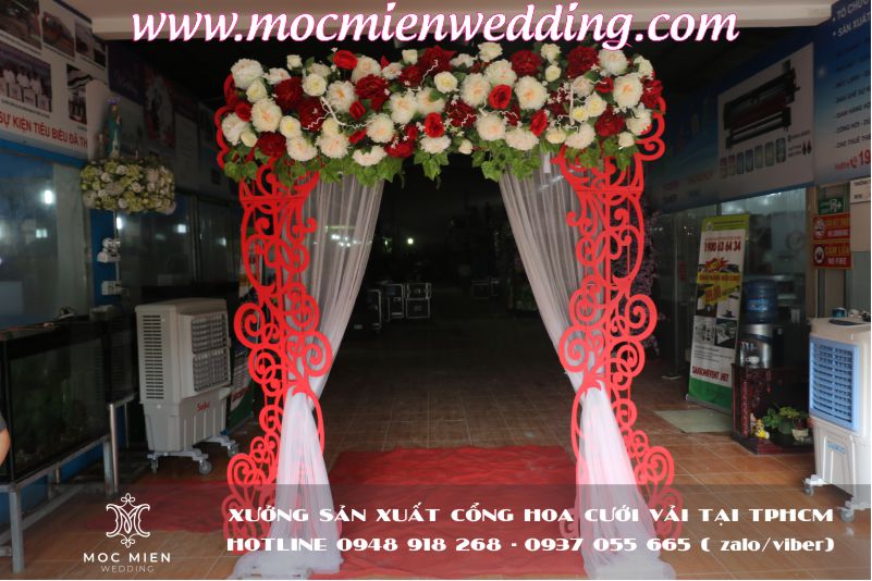 Mua cổng hoa cưới cắt CNC đẹp nhất tại TPHCM