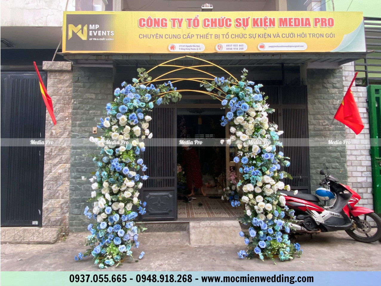 Dịch vụ cho thuê cổng hoa cưới giá rẻ tại Gò Vấp 