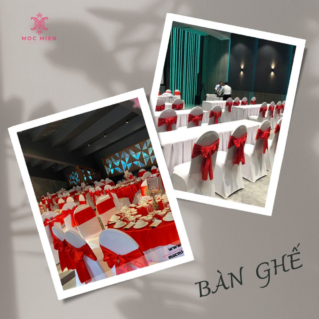 Cho thuê bàn ghế ăn tiệc - bàn ghế sự kiện giá rẻ tại TP. HCM