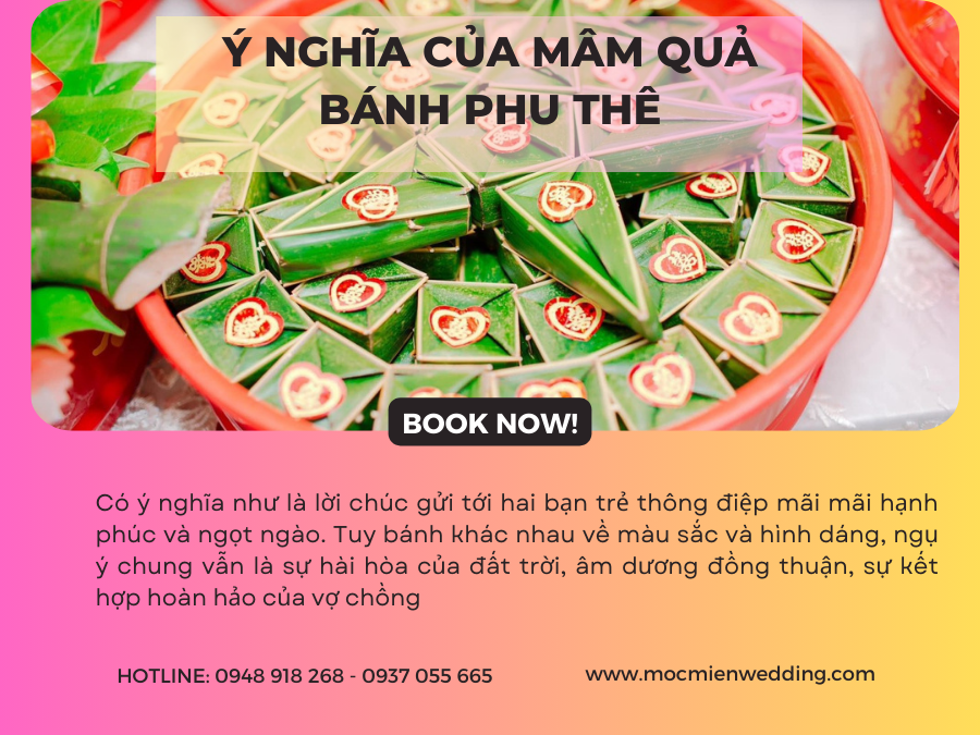 Ý nghĩa mâm bánh phu thê