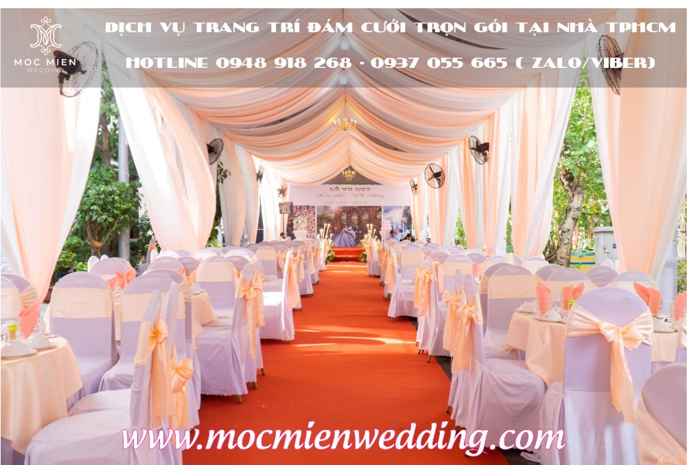 Chuyên cho thuê lều bạt đám cưới đẹp tại TPHCM
