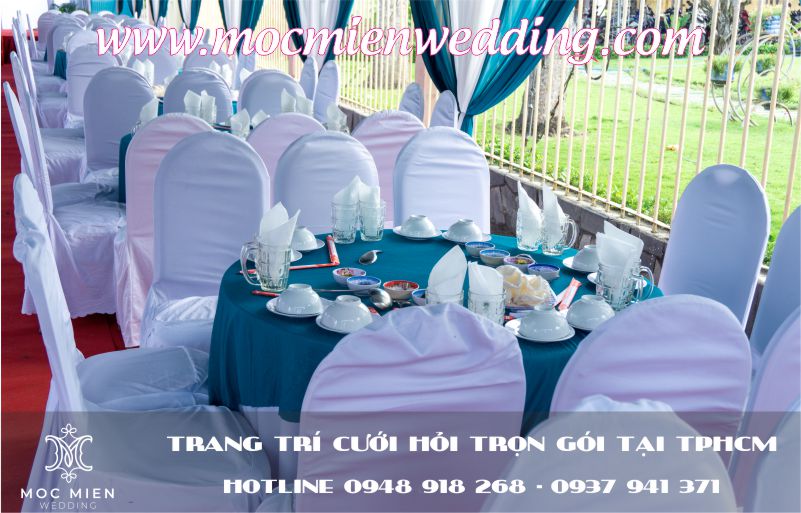 Cho thuê bàn ghế đãi tiệc cưới đẹp tại TPHCM
