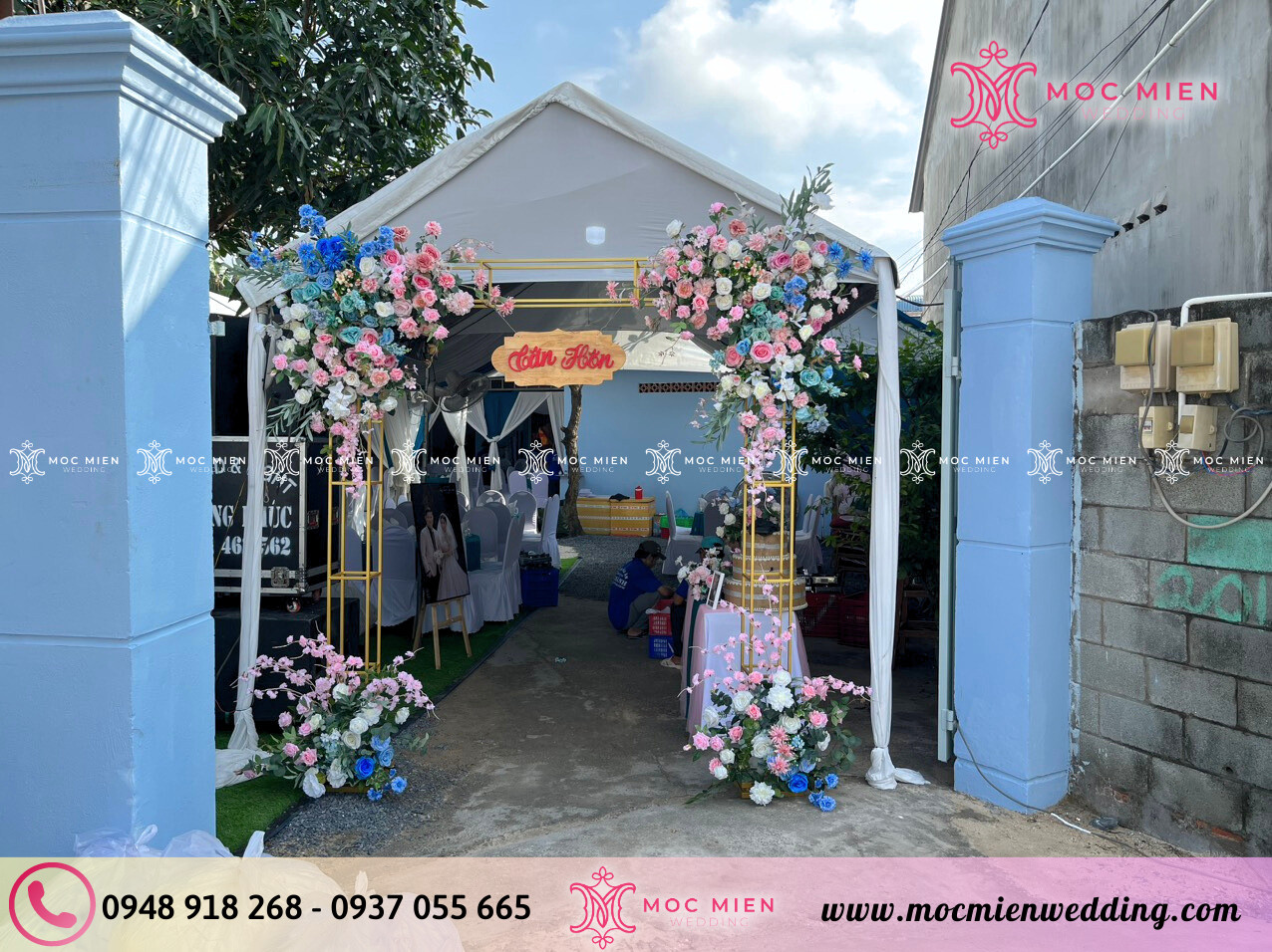 Cho thuê cổng hoa cưới tại Củ Chi 