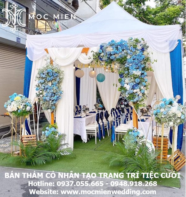 Cho thuê thảm cỏ giá rẻ trang trí đám cưới tại TPHCM