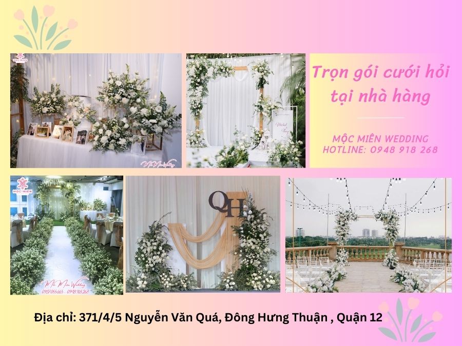 Trang trí trọn gói nhà hàng